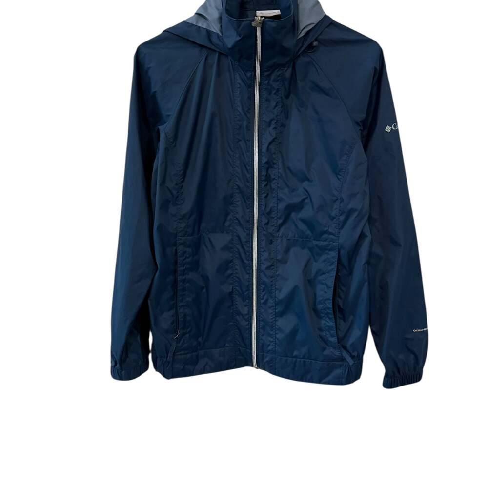 Columbia Switchback III Waterproof Blue Rain Jacket,  Size Small.